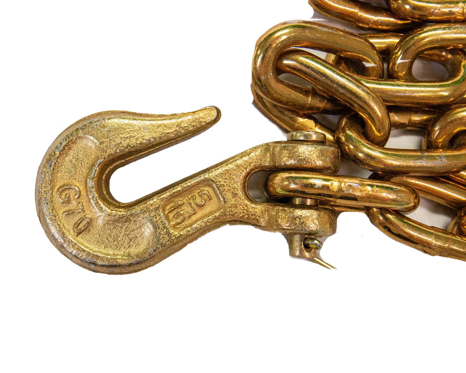 G70 Tow Chain Aain 2 Pack Binder Chains With Hooks 3/8 Inch X 20