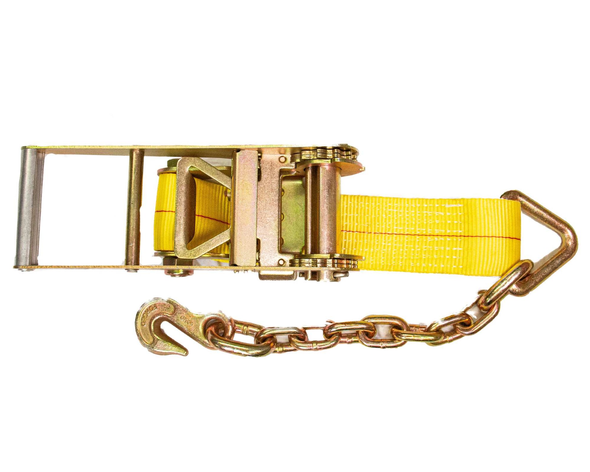 3 Ratchet Strap with Chain Anchor for Flatbeds and Rolltites – LogiPro  Supplies
